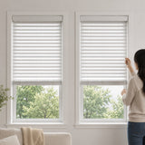 No Drill Corded Aluminum Vinyl Mini Blinds 1 Inch Slats