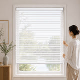 No Drill Sheer Shades Corded Metal Valance