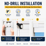 No Drill Cellular Shades Corded