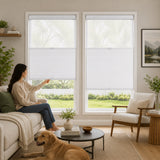 No Drill Cordless Day Night Cellular Shades