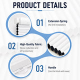 No Drill Cordless Cellular Shades