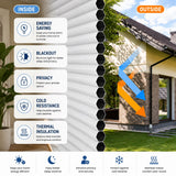 No Drill Cordless Cellular Shades