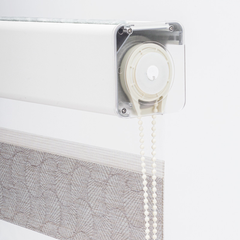 No Drill Zebra Blinds Metal Valance Corded