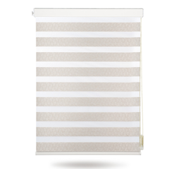 No Drill Zebra Blinds Metal Valance Corded