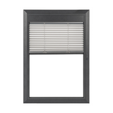 Battery Motorized Door Mini Blinds Add on Blinds No Drill Install For French Door & Operable Window