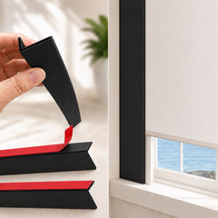 Black Light Blocking Strips for Window Frame L Shape 60inch, 78inch, 118 inch size 2PCS