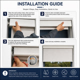 No Drill Corded Valance Roller Shades